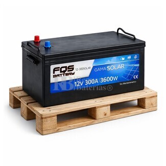Bater�a Solar FQS300-12 | 12 Voltios 300 Amperios Sin Mantenimiento